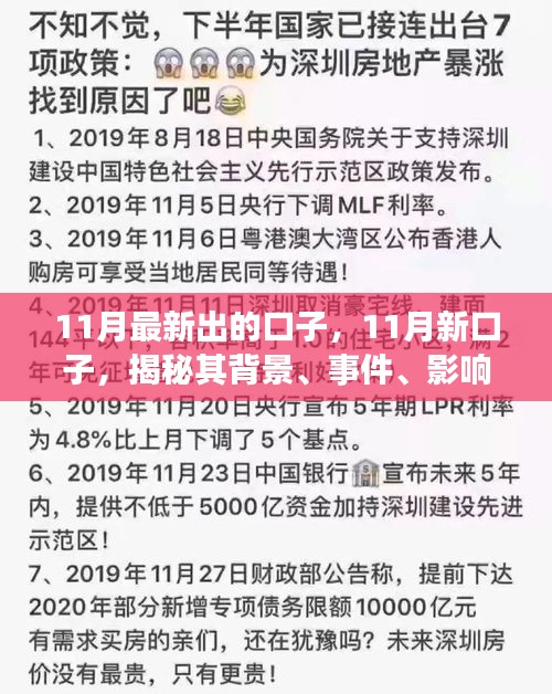 揭秘11月最新金融口子，背景、事件、影响与时代地位分析