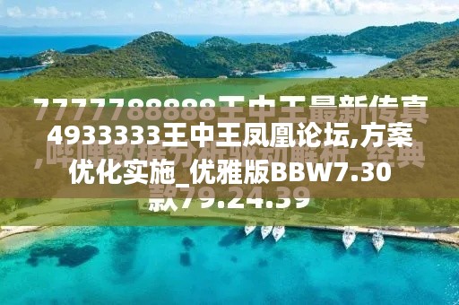 4933333王中王凤凰论坛,方案优化实施_优雅版BBW7.30