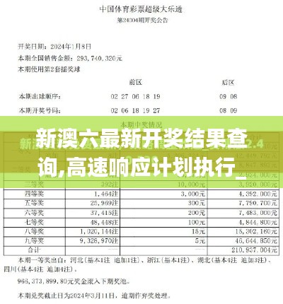 新澳六最新开奖结果查询,高速响应计划执行_手游版REW7.39