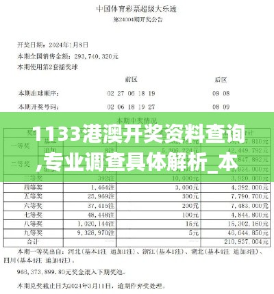 1133港澳开奖资料查询,专业调查具体解析_本地版HXD7.66