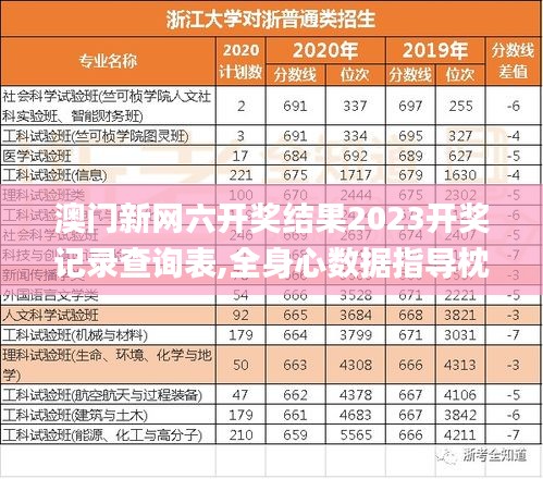 澳门新网六开奖结果2023开奖记录查询表,全身心数据指导枕_TabletNJS7.9