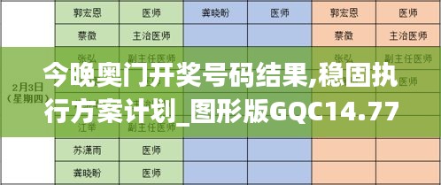 今晚奥门开奖号码结果,稳固执行方案计划_图形版GQC14.77