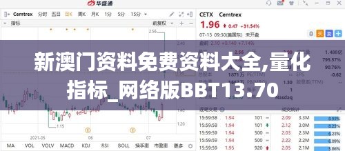 新澳门资料免费资料大全,量化指标_网络版BBT13.70