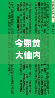 今期黄大仙内部资料,案例实证分析_竞技版WIT13.86