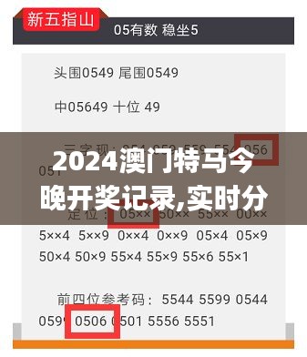 2024澳门特马今晚开奖记录,实时分析处理_家居版VLX20.923