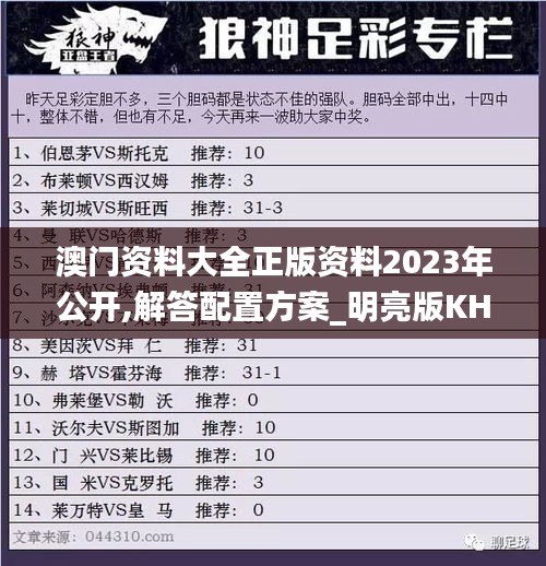 澳门资料大全正版资料2023年公开,解答配置方案_明亮版KHX83.541