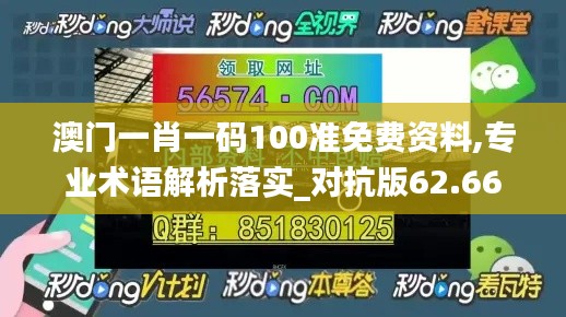 澳门一肖一码100准免费资料,专业术语解析落实_对抗版62.66