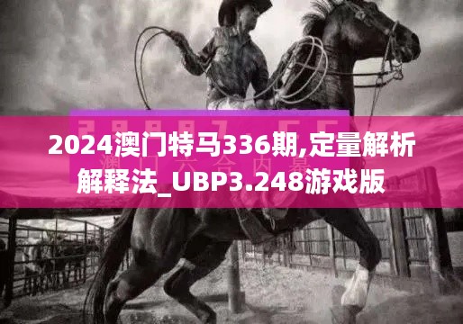 2024澳门特马336期,定量解析解释法_UBP3.248游戏版