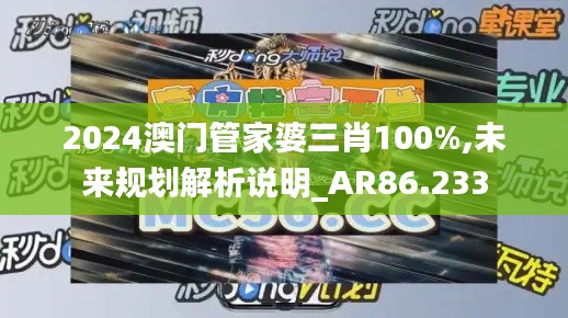 2024澳门管家婆三肖100%,未来规划解析说明_AR86.233