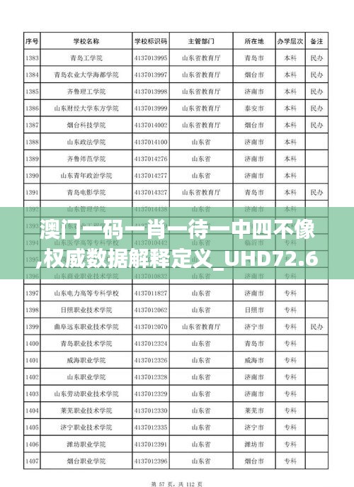 澳门一码一肖一待一中四不像,权威数据解释定义_UHD72.655