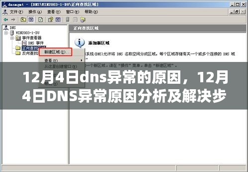 12月4日DNS异常原因解析与解决步骤指南