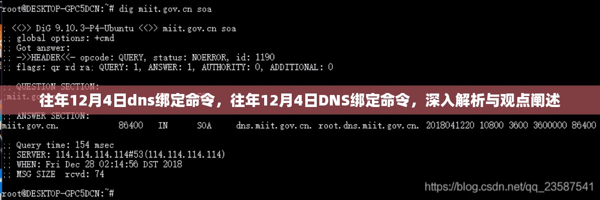 往年12月4日DNS绑定命令详解与观点阐述