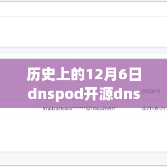 回望历史上的十二月六日，DNSPod开源DNS的诞生与发展之路