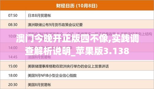 澳门今晚开正版四不像,实践调查解析说明_苹果版3.138