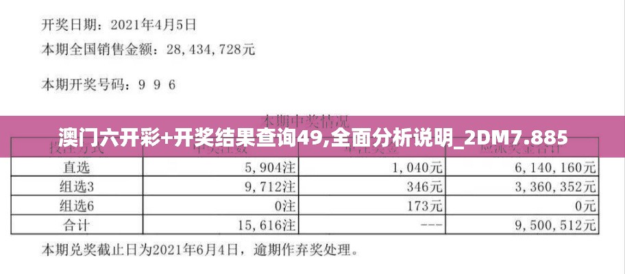 澳门六开彩+开奖结果查询49,全面分析说明_2DM7.885