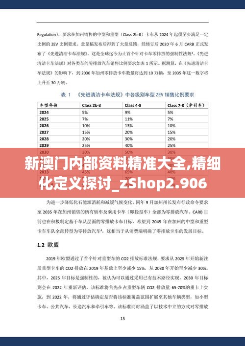 新澳门内部资料精准大全,精细化定义探讨_zShop2.906