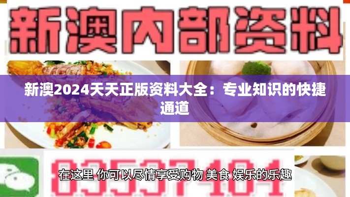 新澳2024天天正版资料大全：专业知识的快捷通道