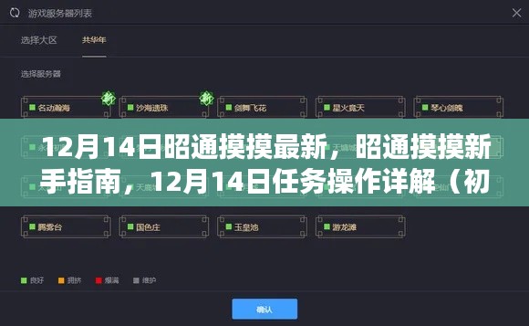 12月14日昭通摸摸新手指南与任务操作详解，初学者与进阶用户必备指南