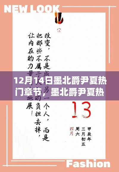 墨北爵尹夏热门章节揭秘，学习变化的力量与自信成就感的启示