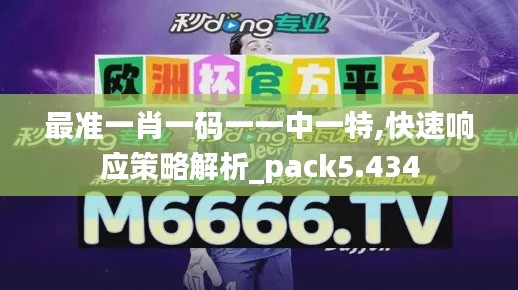 最准一肖一码一一中一特,快速响应策略解析_pack5.434