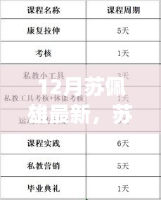 苏佩雄教你从零开始掌握新技能的进阶版学习指南，十二月学习指南进阶版