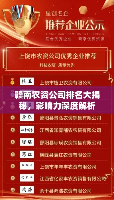 赣南农资公司排名大揭秘，影响力深度解析